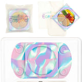 EasyTots EasyMat weaning plate in 5 colours - British product
