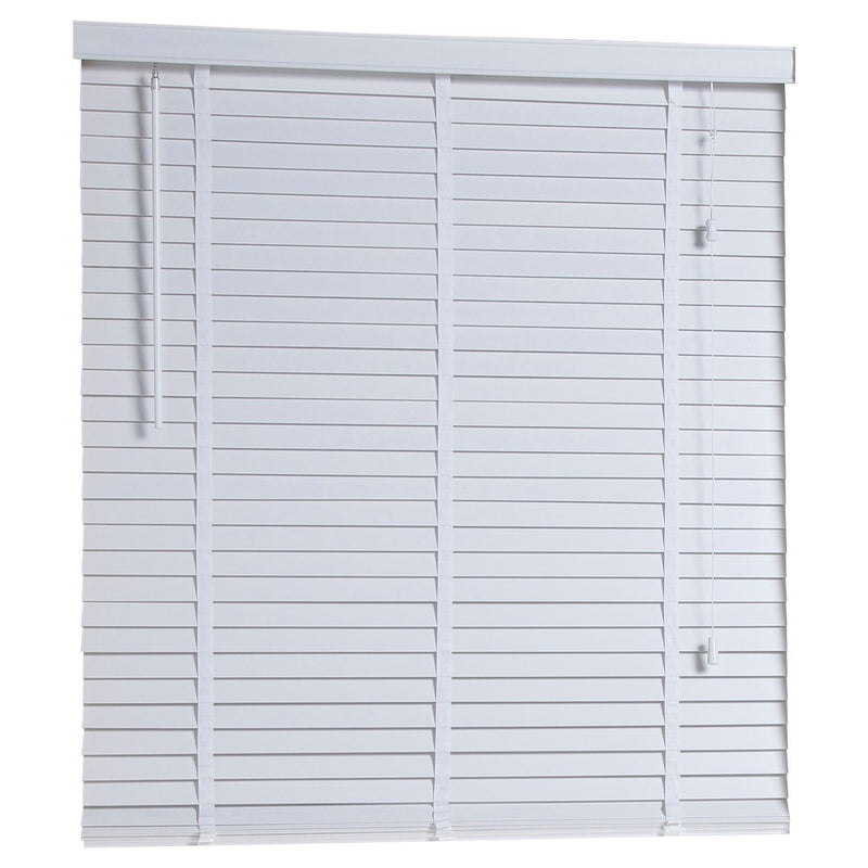 Habitat Wooden White 50mm Slat Venetian Tape Blind - 90cm