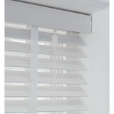 Habitat Wooden White 50mm Slat Venetian Tape Blind - 90cm