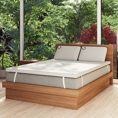 Panda Memory Foam Bamboo Mattress Topper in 5 Größen erhältlich