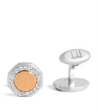 Dunhill Duke cufflinks 18kt gold diamond, imported from the UK