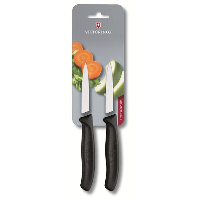 Victorinox Paring Knives Black   2 per pack GOODS M&S   