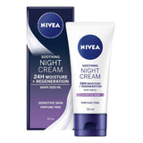 NIVEA Night Cream Face Moisturiser for Sensitive Skin   50ml GOODS M&S   