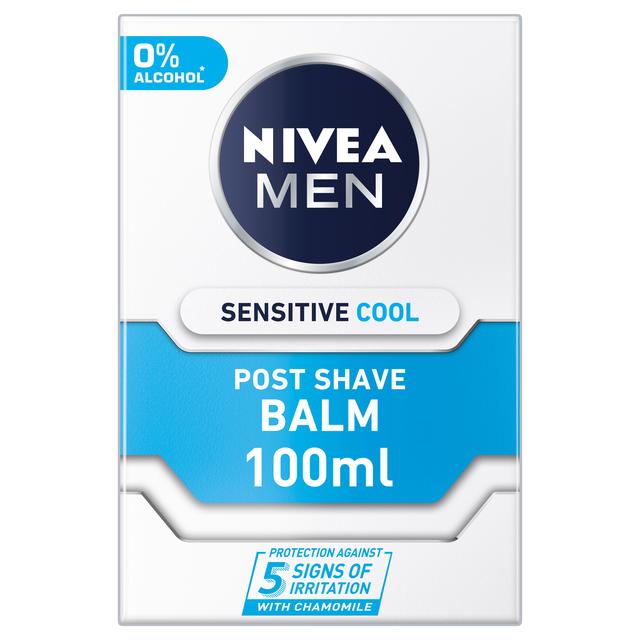 NIVEA MEN Sensitive Cooling Post Shave Balm with 0% Alcohol   100ml