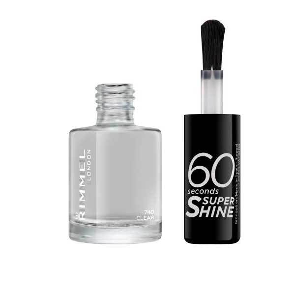 Rimmel Nail Polish 60 Second Clear 8ml GOODS Superdrug   