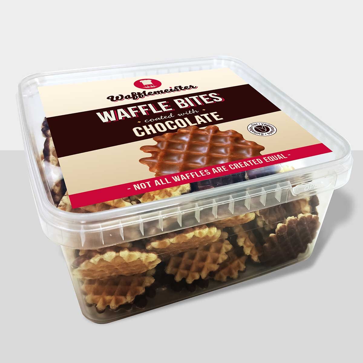 Wafflemeister Belgian Chocolate Mini Waffle Bites, 700g GOODS Costco UK