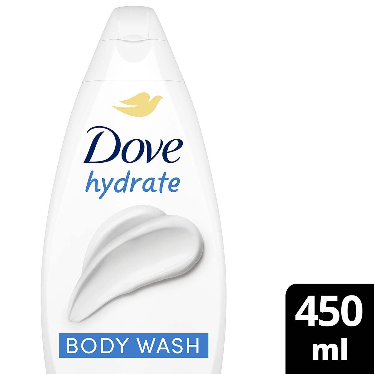 Dove Body Wash Hydrate 6 x 450ml GOODS Costco UK