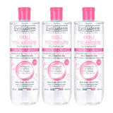 Evoluderm micellar water with cotton extract for sensitive skin 3x500ml - British product