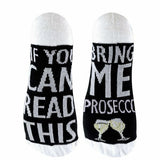 Sock Snob If You Can Read This Bring Me... Socks 4-8 UK GOODS Superdrug Prosecco  