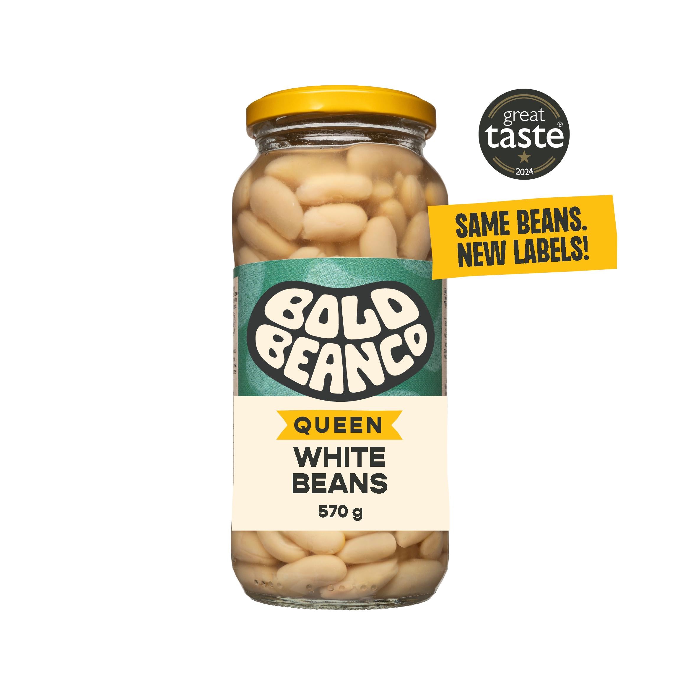 Bold Bean Co Queen White Beans 570g, UK version