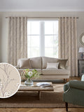 Laura Ashley pussy willow made to measure curtains, imported from the UK