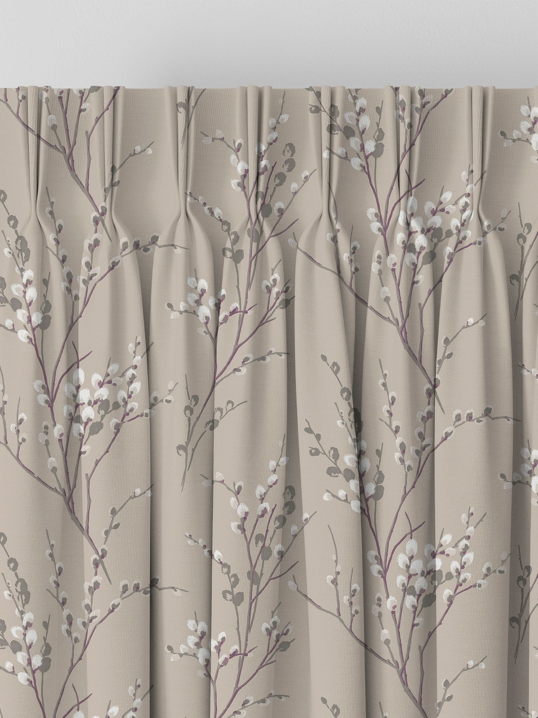 Laura Ashley pussy willow made to measure curtains, imported from the UK