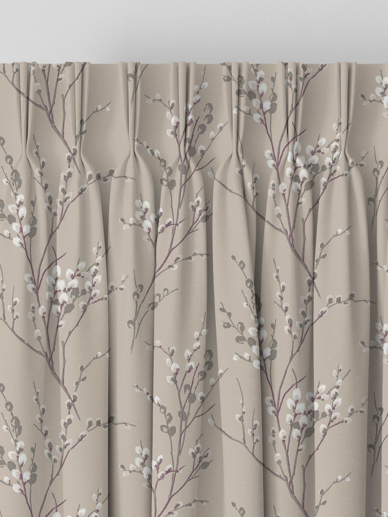Laura Ashley pussy willow made to measure curtains, imported from the UK