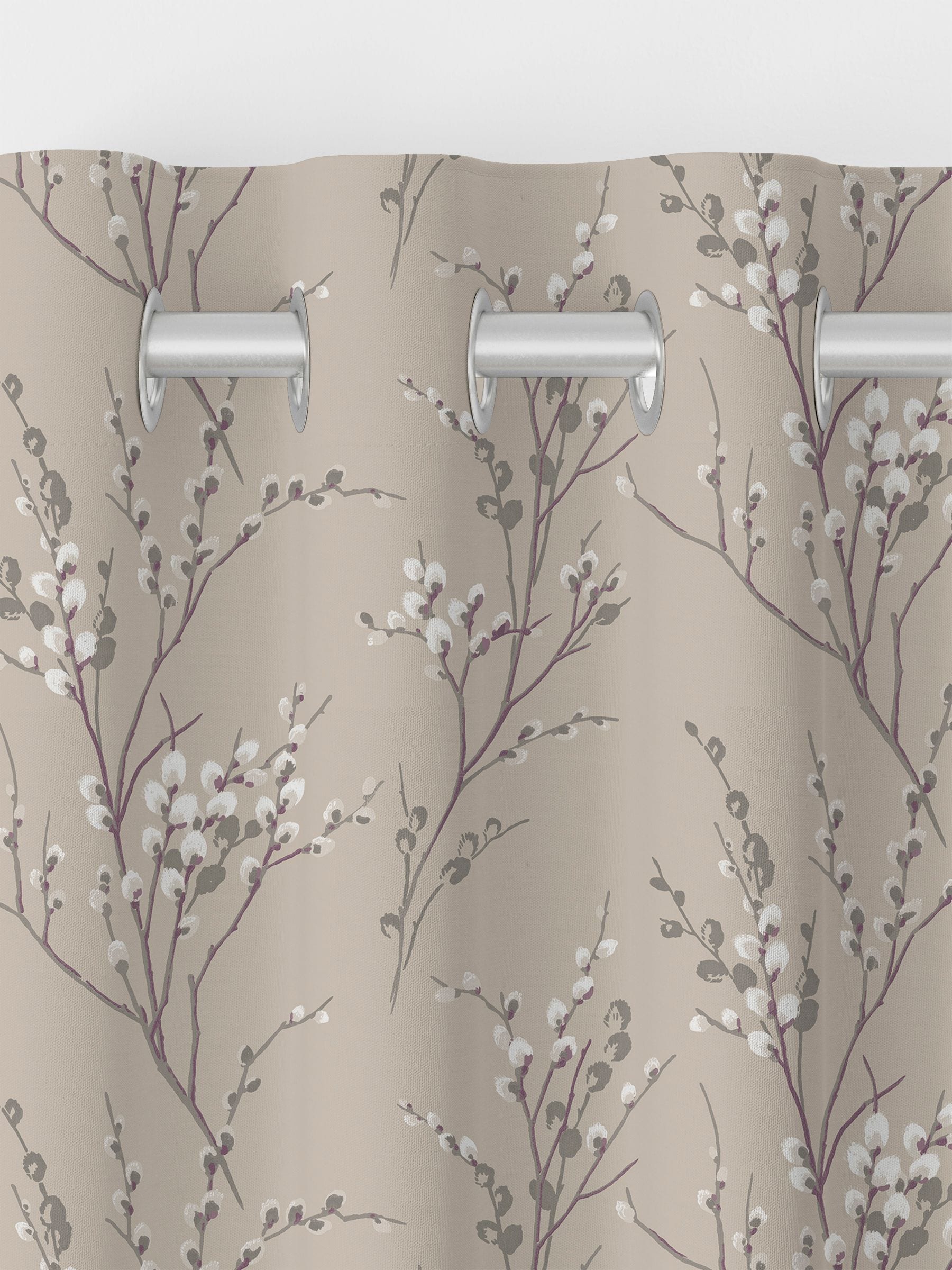 Laura Ashley pussy willow made to measure curtains, imported from the UK