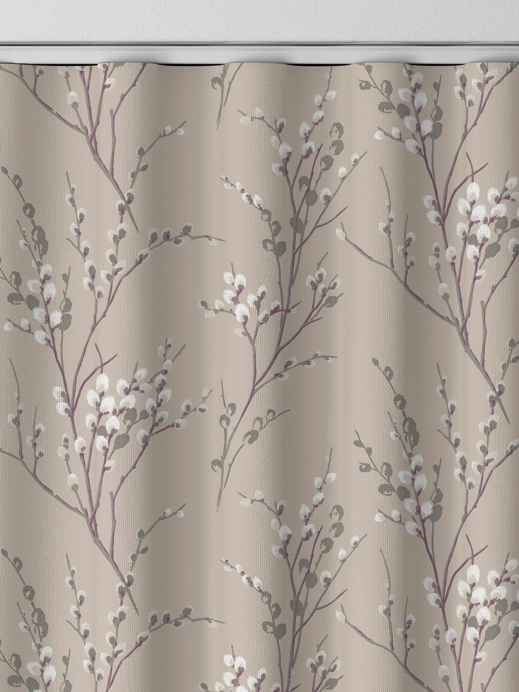 Laura Ashley pussy willow made to measure curtains, imported from the UK