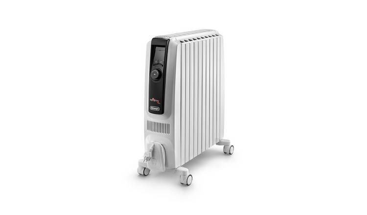 De'Longhi digital oil-filled radiator 2.5kW - British product