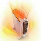 De'Longhi digital oil-filled radiator 2.5kW - British product