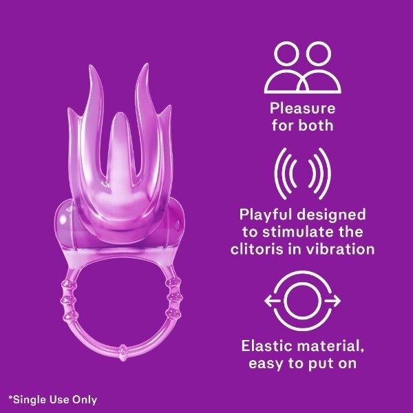 Durex Intense Devil Ring Sex Toy Vibrating Clit Stimulator