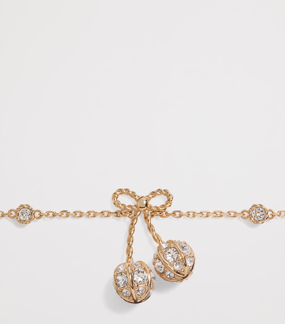 Valentino Garavani Crystal Cherryfic bracelet, UK version
