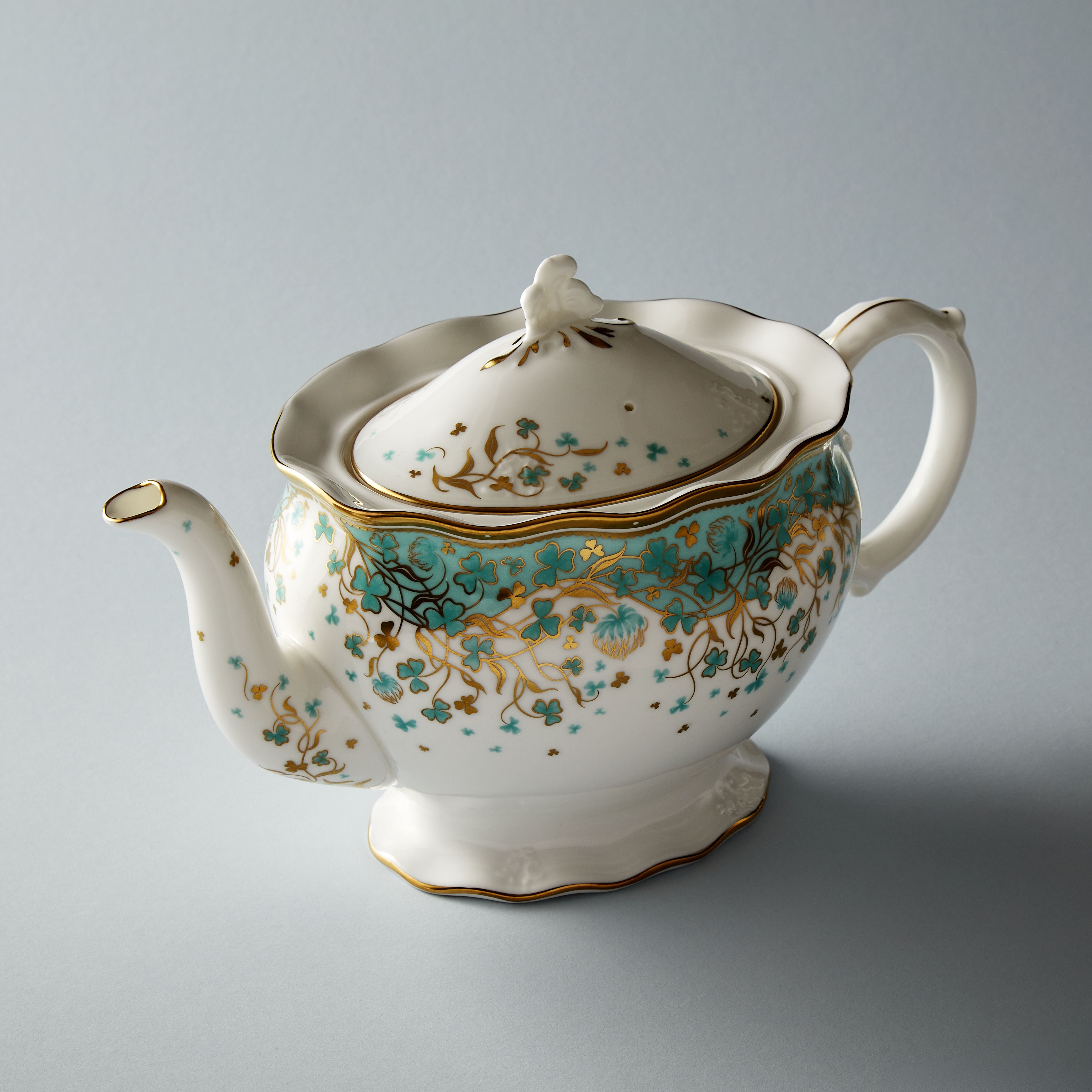 Fortnum's Cloverleaf bone china teapot 995ml - British product