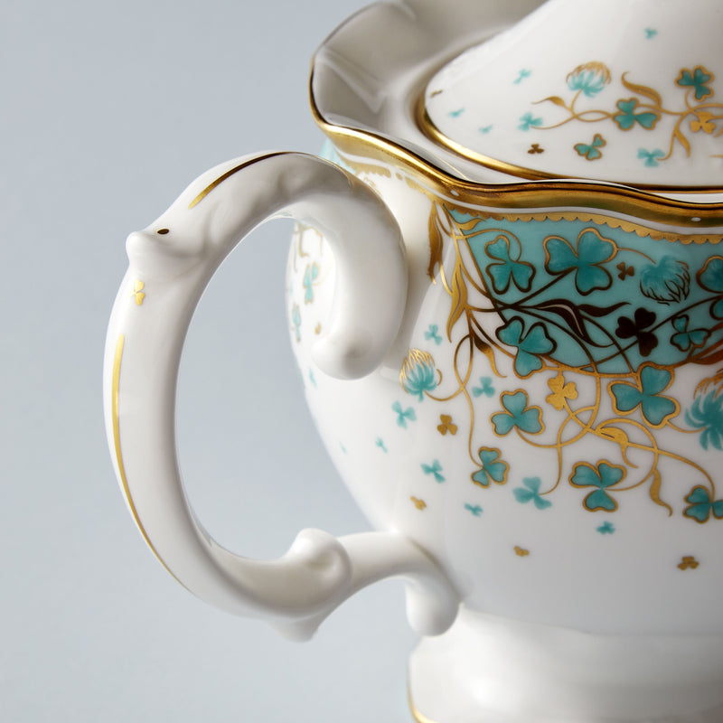 Fortnum's Cloverleaf bone china teapot 995ml - British product