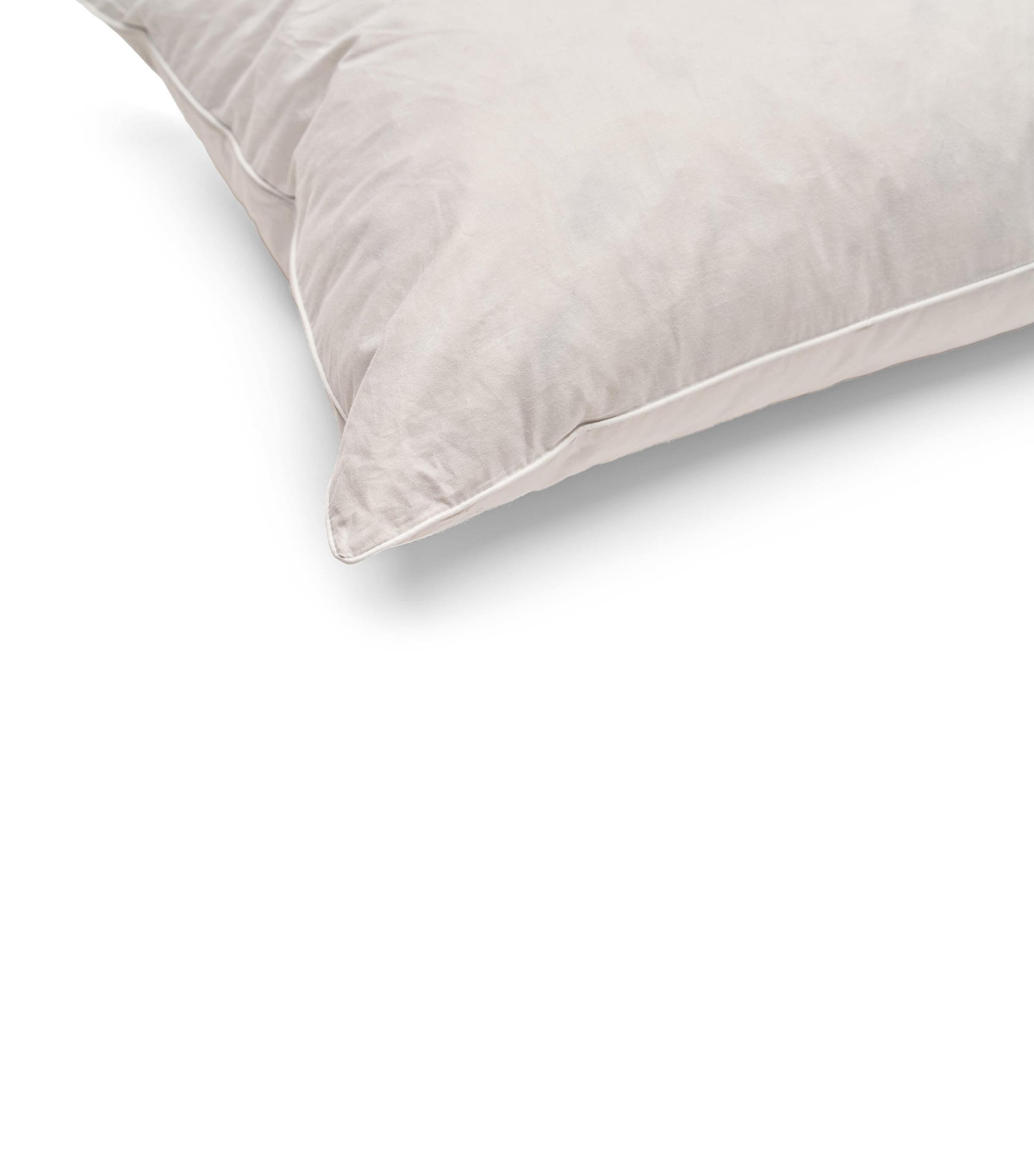 Vispring cotton down-filled pillow 90cm x 50cm (British brand)