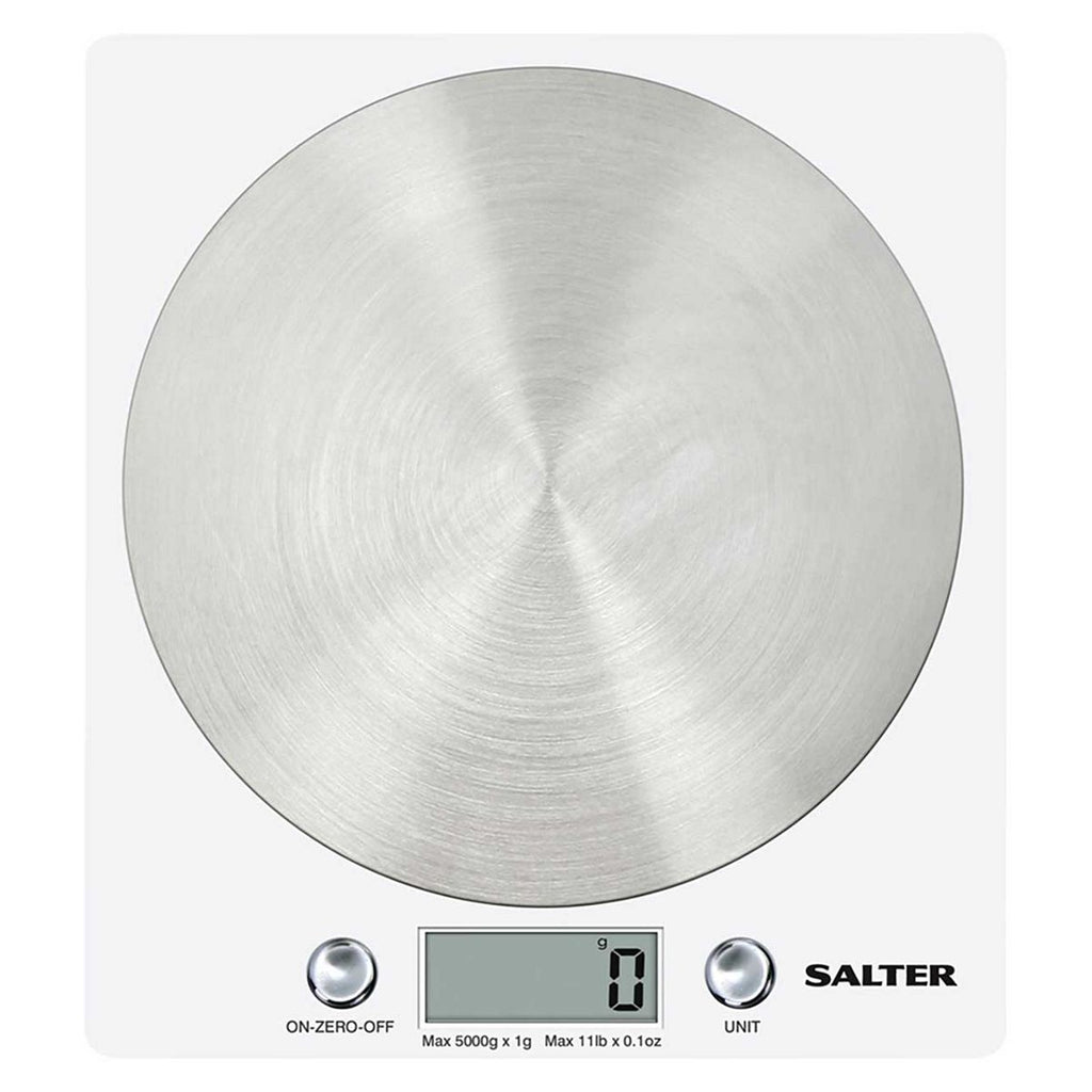 Salter Disc Electronic Scale - White