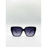 SVNX oversized plastic frame cateye sunglasses - British product