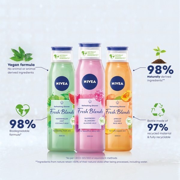 DNR NIVEA Fresh Blends Raspberry & Blueberry Shower Gel