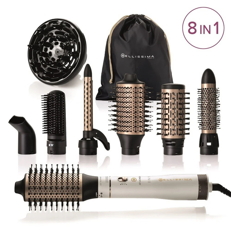 Bellissima Italia Air Wonder hot air styler with 8 attachments, UK version