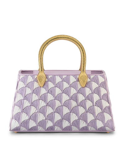 Harrods Bvlgari Raffia Serpentine Duette Top-Handle Bag- Buy online at McGrocer