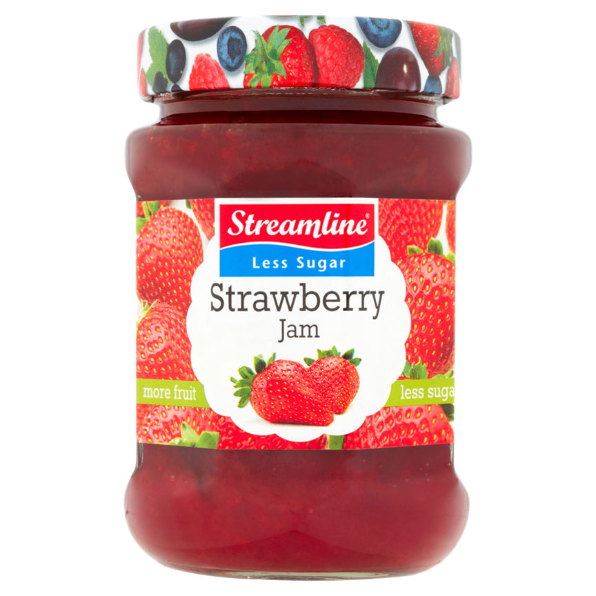 Streamline Less Sugar Strawberry Jam GOODS ASDA   