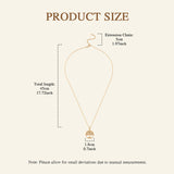 Livingandhome tree pendant necklace cubic zirconia, imported from the UK
