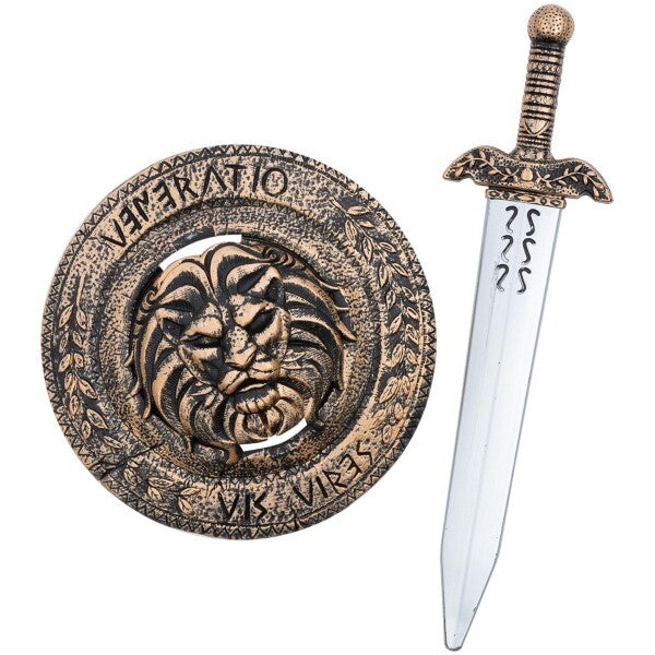 Smiffys gladiator lion shield and sword set, UK version