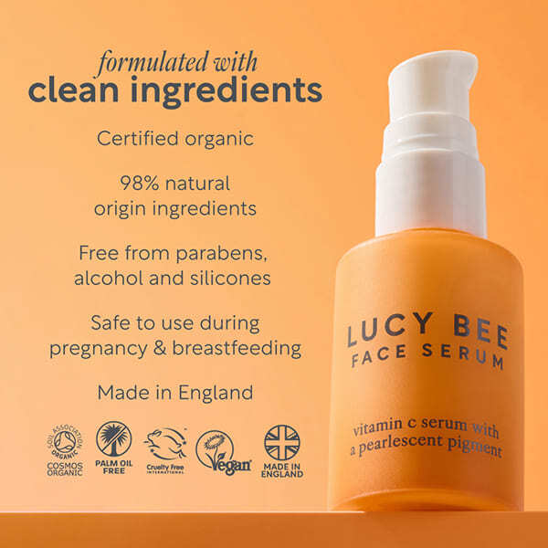 Lucy Bee organic vitamin C face serum 30ml - British product