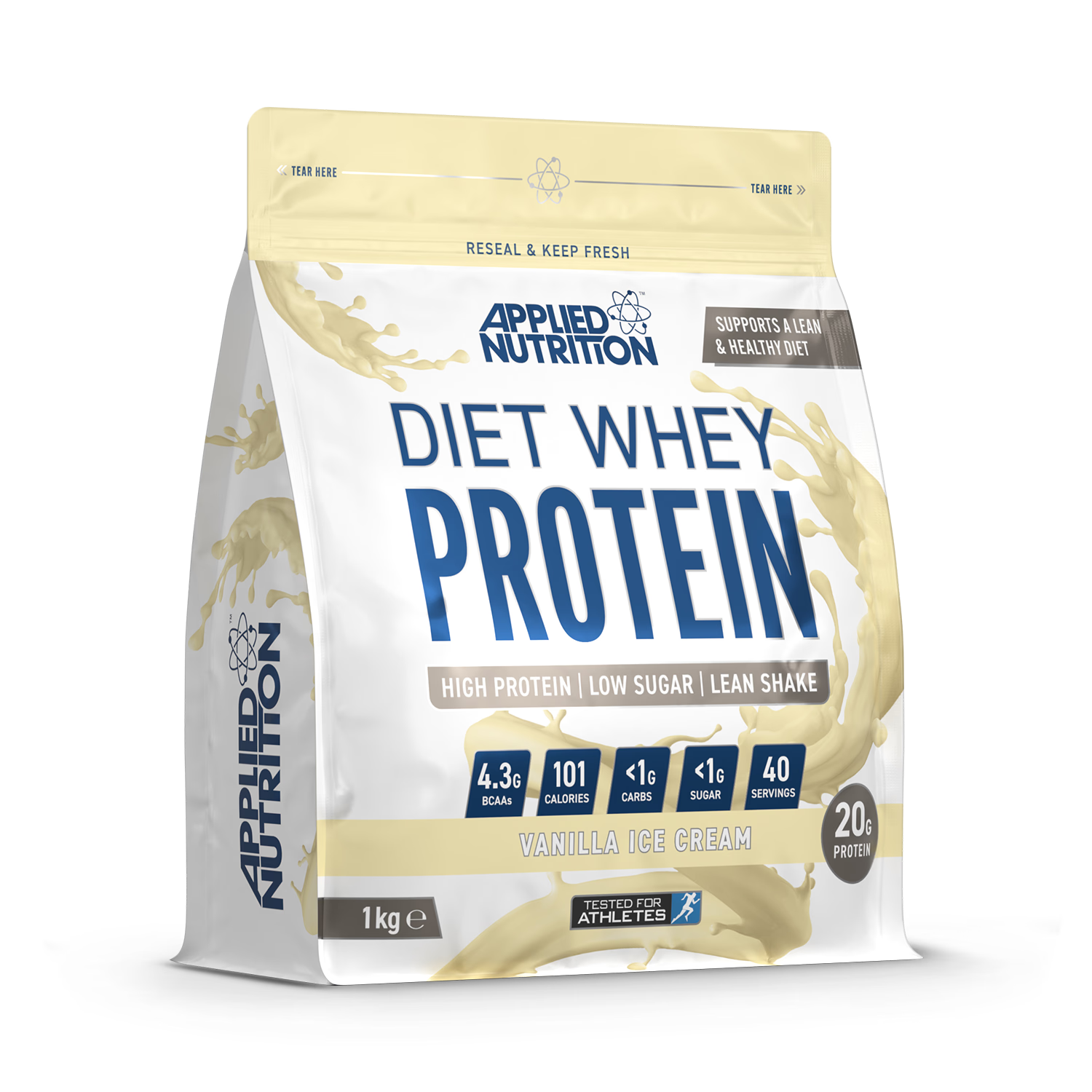 Applied Nutrition Diet Protein Vanilla Ice Cream 450g (18 Servings)