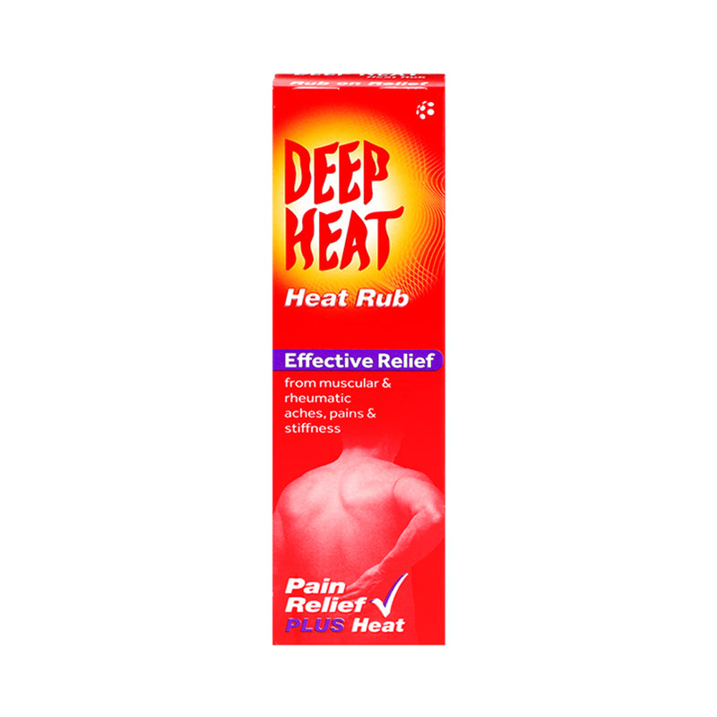 Deep Heat Heat Rub Pain Relief Balm 100g - British product