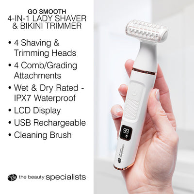 Appareil d'épilation Rio Go Smooth 4-en-1 Lady Shaver & Trimmer