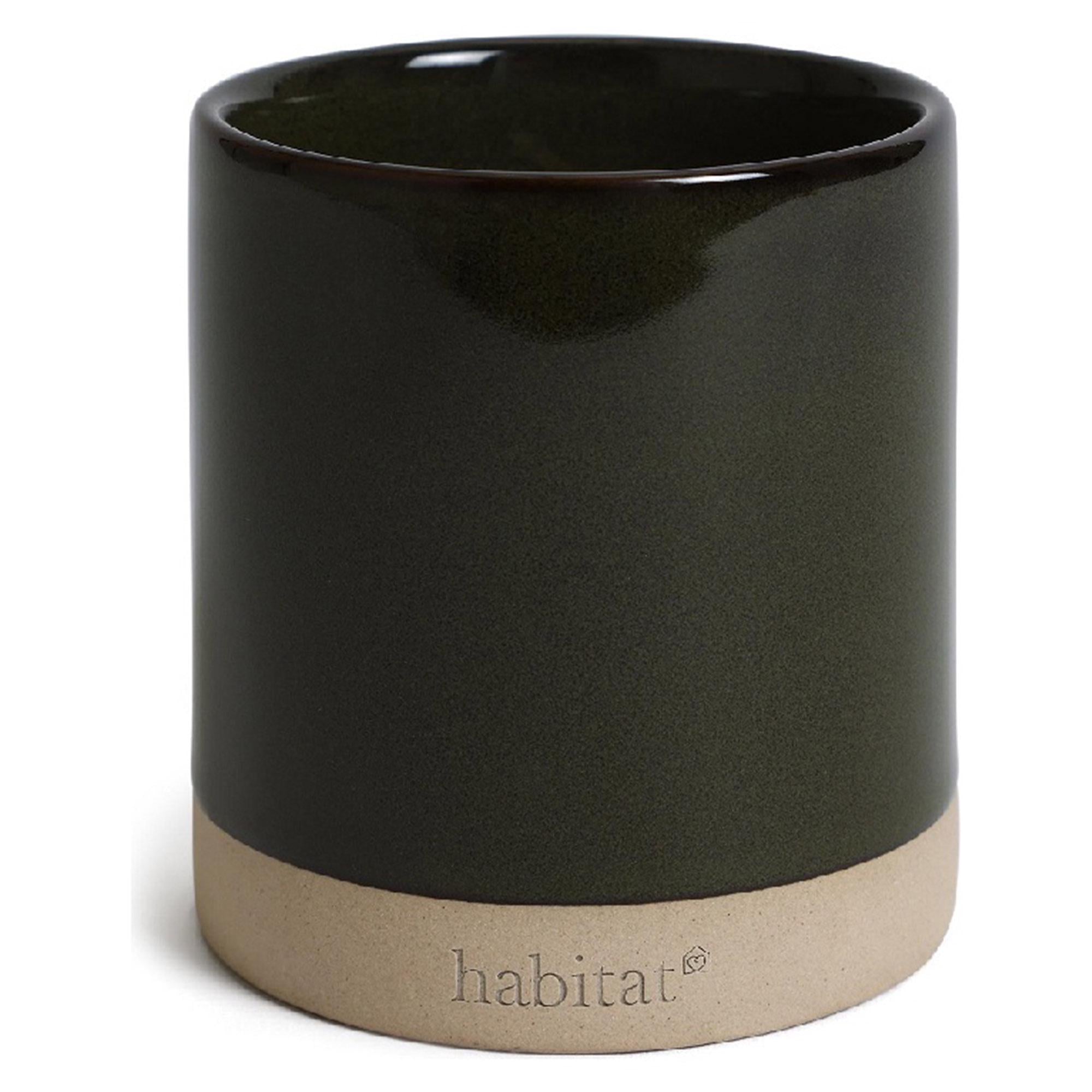 Habitat Small Ceramic Candle - Gardenia & Rose GOODS Sainsburys   