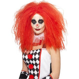 Smiffys red crimped clown wig (British brand)