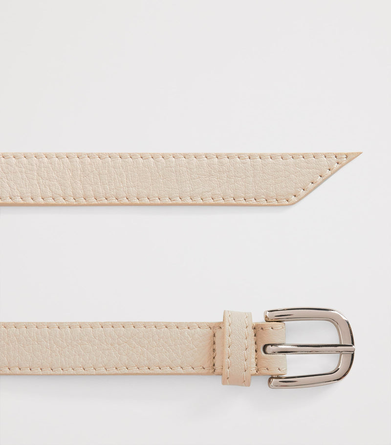 Eleventy leather belt slim 2cm, imported from the UK