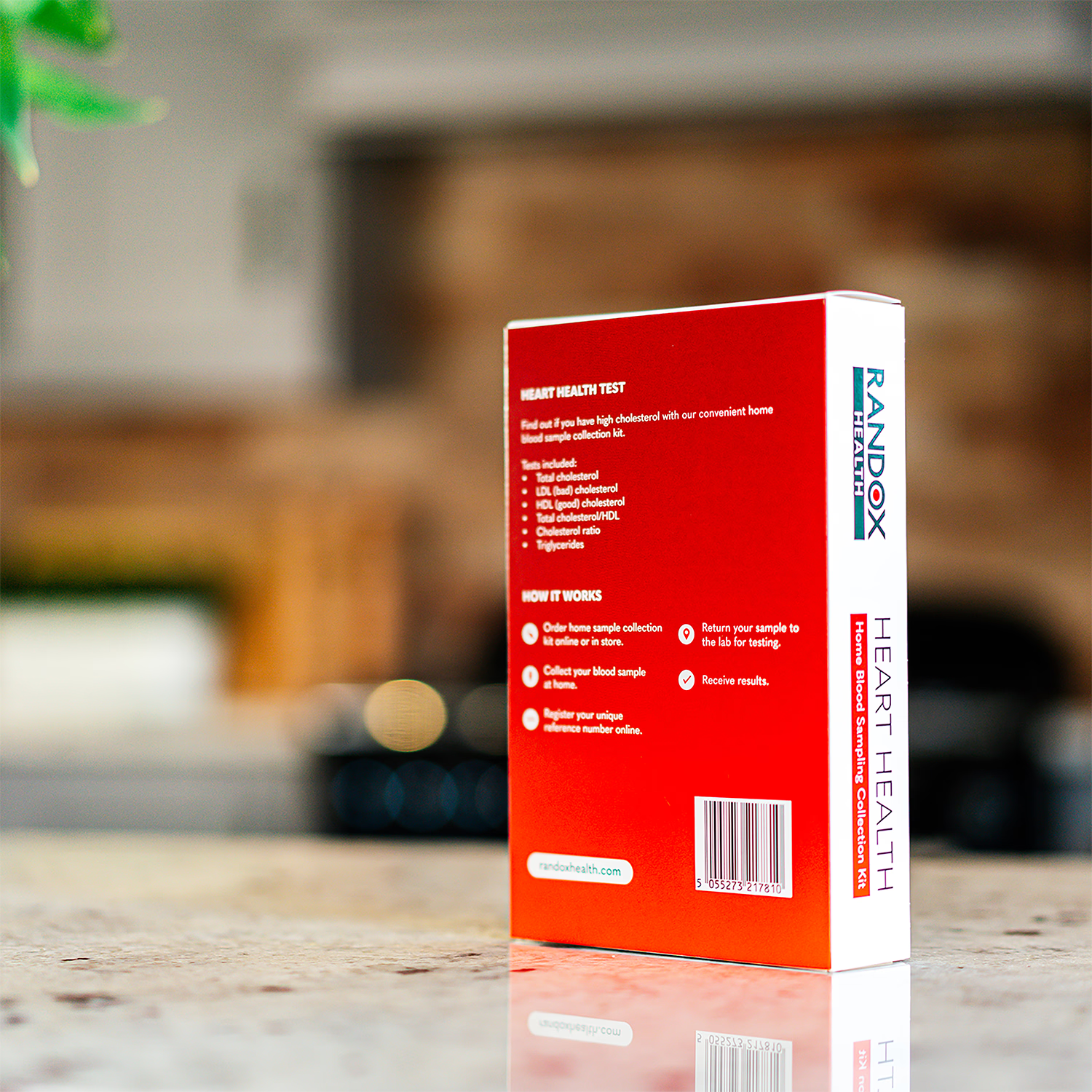 Randox Heart Health QuickDraw home cholesterol test kit - British product