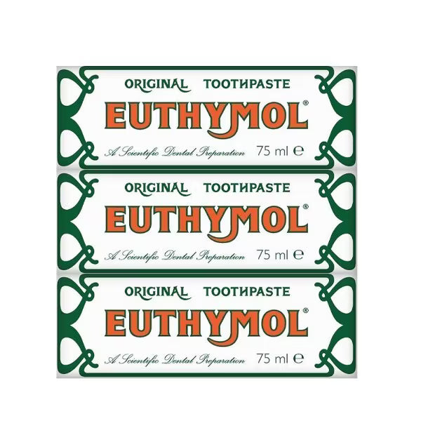 Euthymol Antiseptic Toothpaste Bundle 75ml - British product