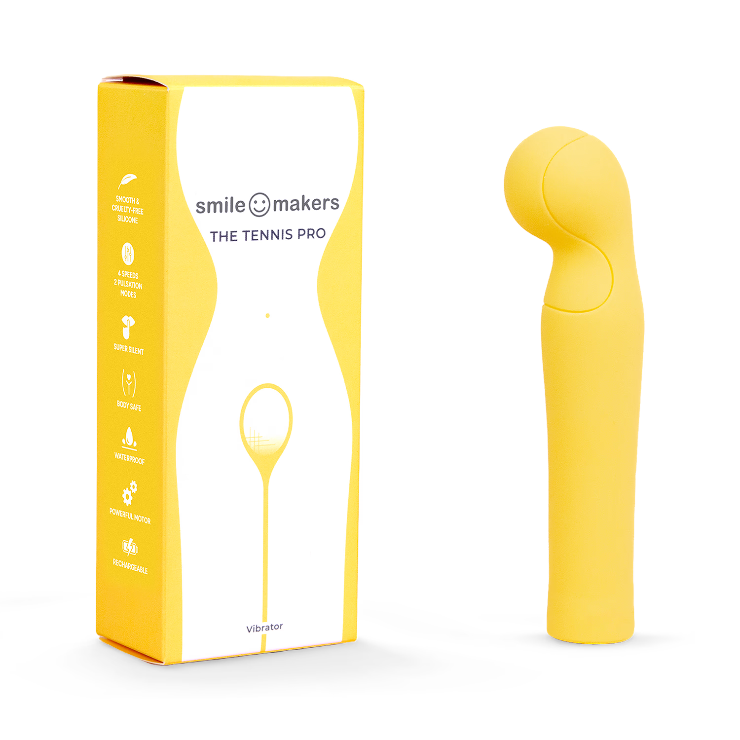 Smile Makers Tennis Pro G-spot vibrator in silicone (British brand)