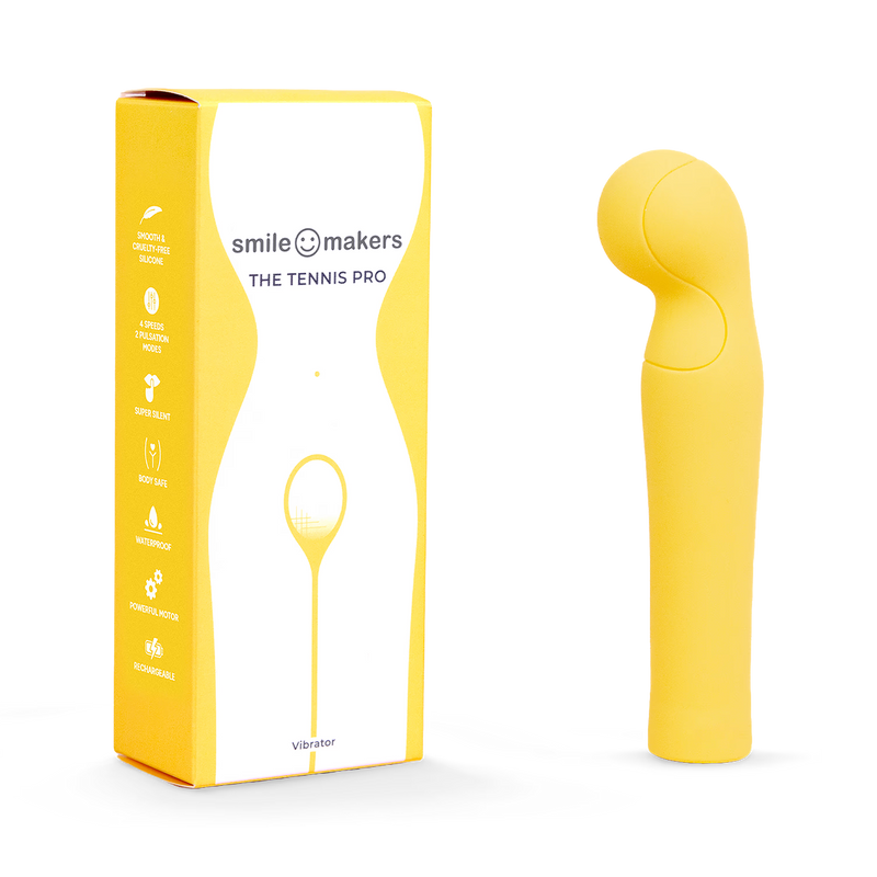 Smile Makers Tennis Pro G-spot vibrator in silicone (British brand)