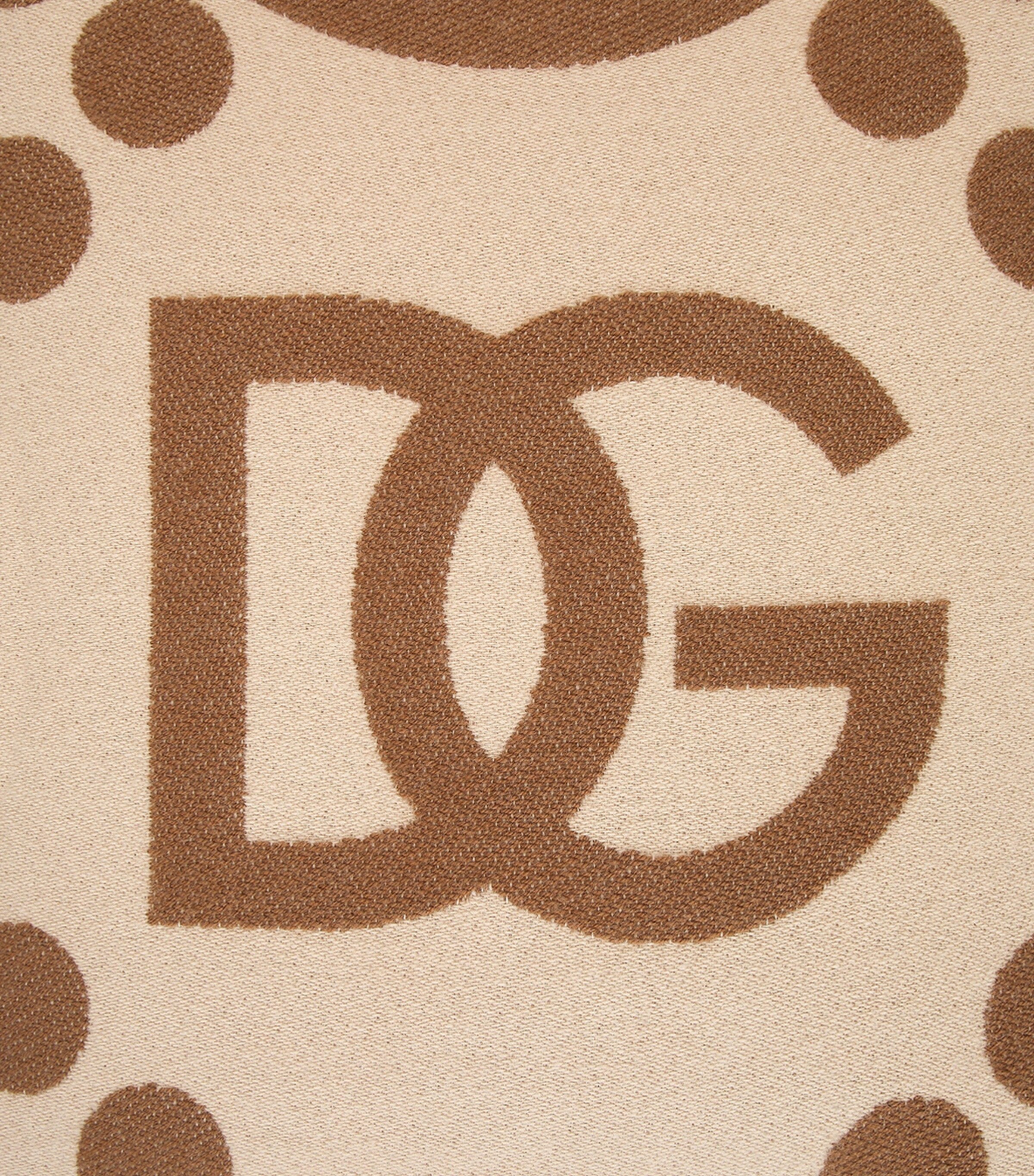 Dolce&Gabbana Casa Wool-Silk-Cashmere Logo Cushion 50cm x 50cm - British product