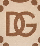 Dolce&Gabbana Casa Wool-Silk-Cashmere Logo Cushion 50cm x 50cm - British product