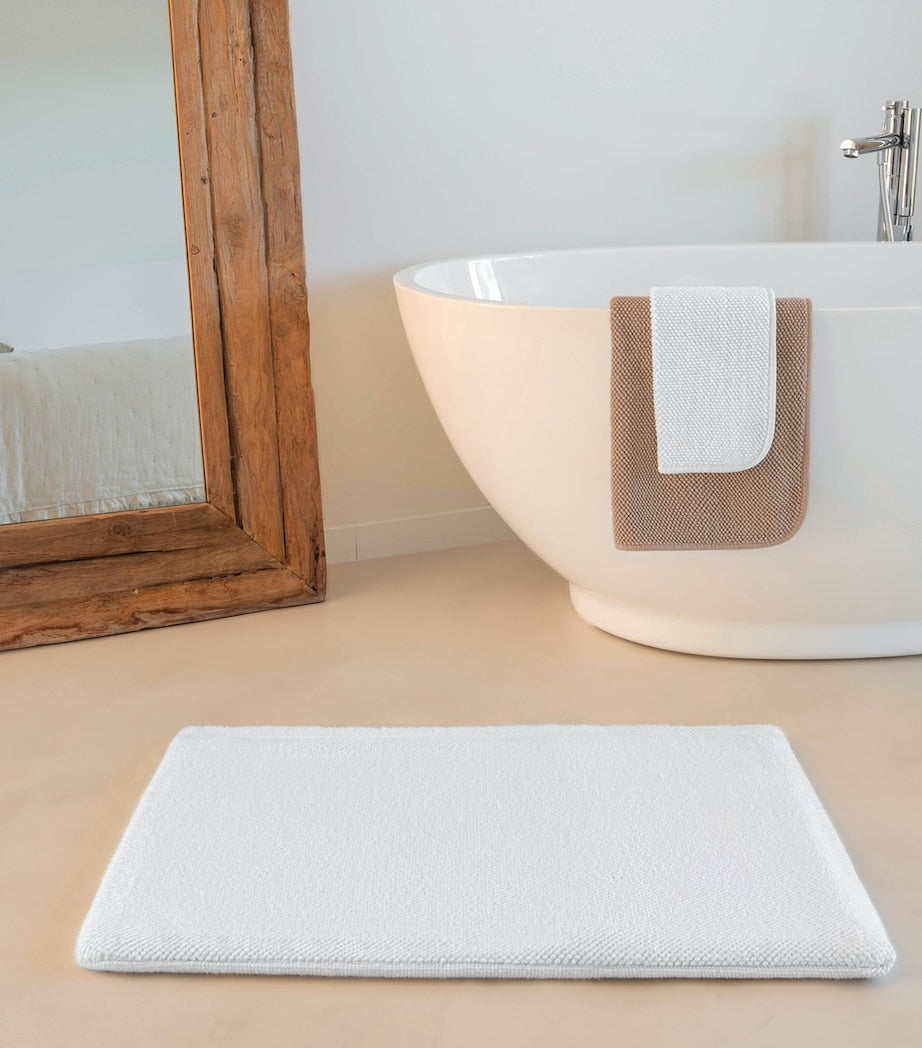 Graccioza Cotton Pearls bath mat 60cm x 100cm, imported from the UK