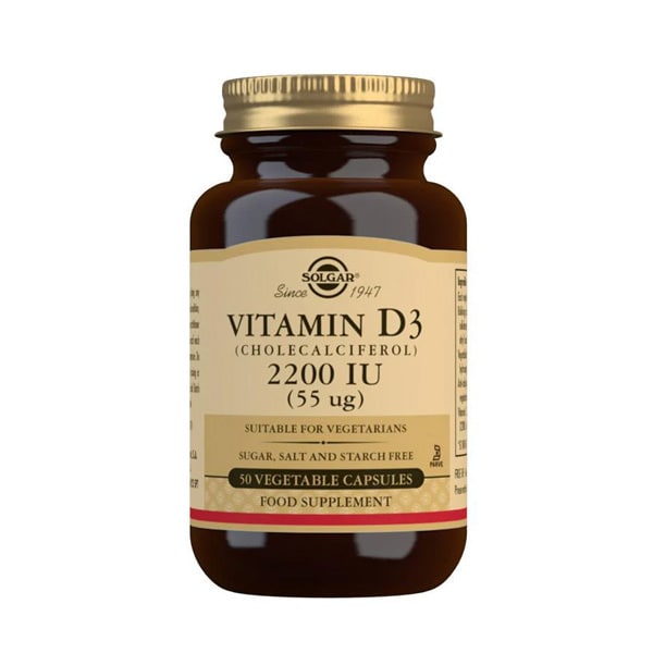 Solgar - Vitamin D3 (Cholecalciferol) 2200 Iu (55 g) 60s