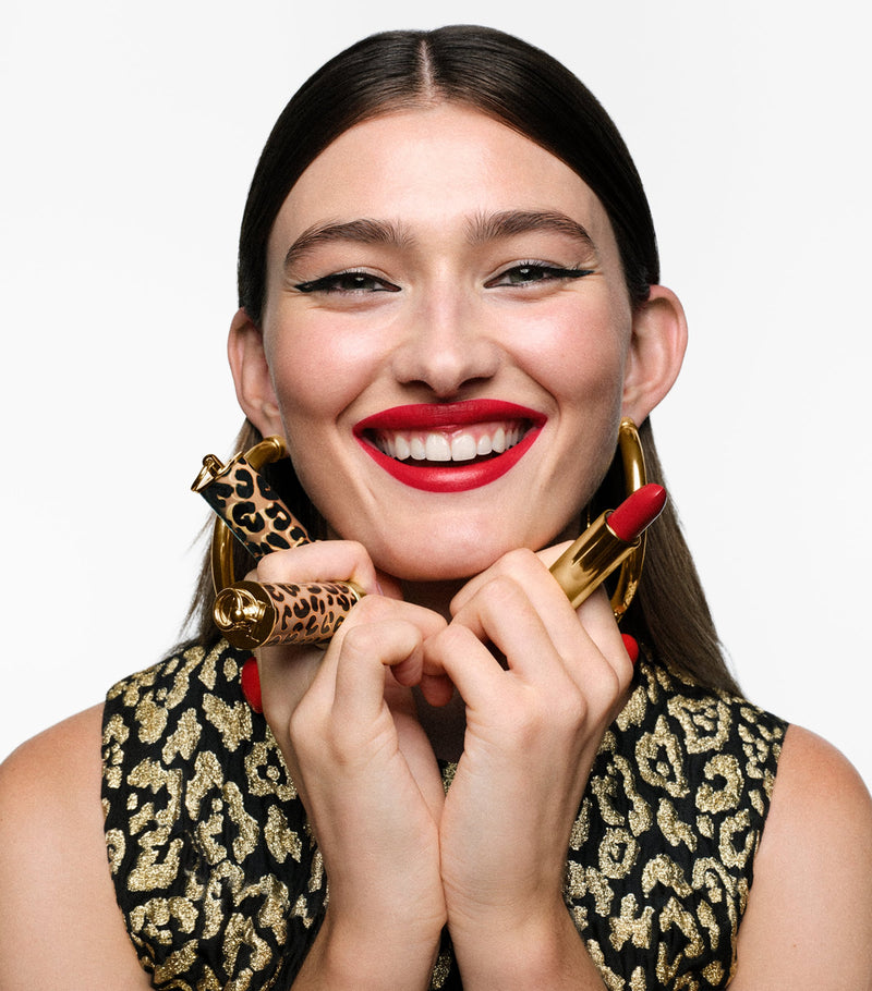 Carolina Herrera leopard print lipstick cap - British product